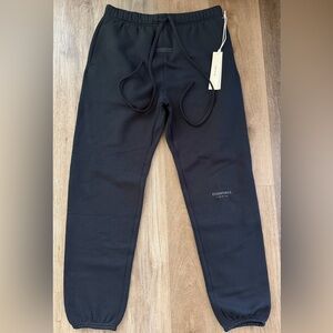 Fear Of God Essentials Vintage Fleece Sweatpants Black Sz Medium NWT